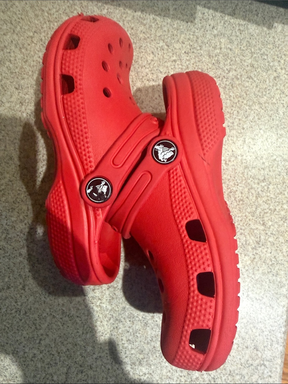 Crocs Kids Classic Clog in Red size 12c - Picture 8 of 8